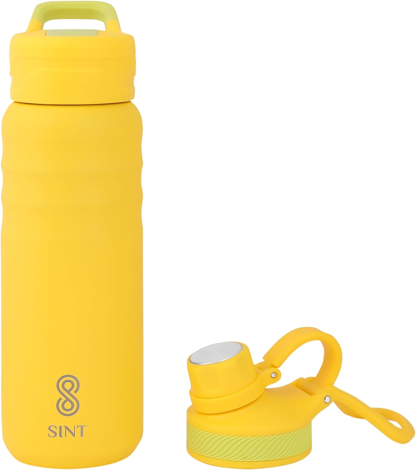 Vacuum Insulated Water Bottle- Leak Proof 24 oz| 700 ML Yellow