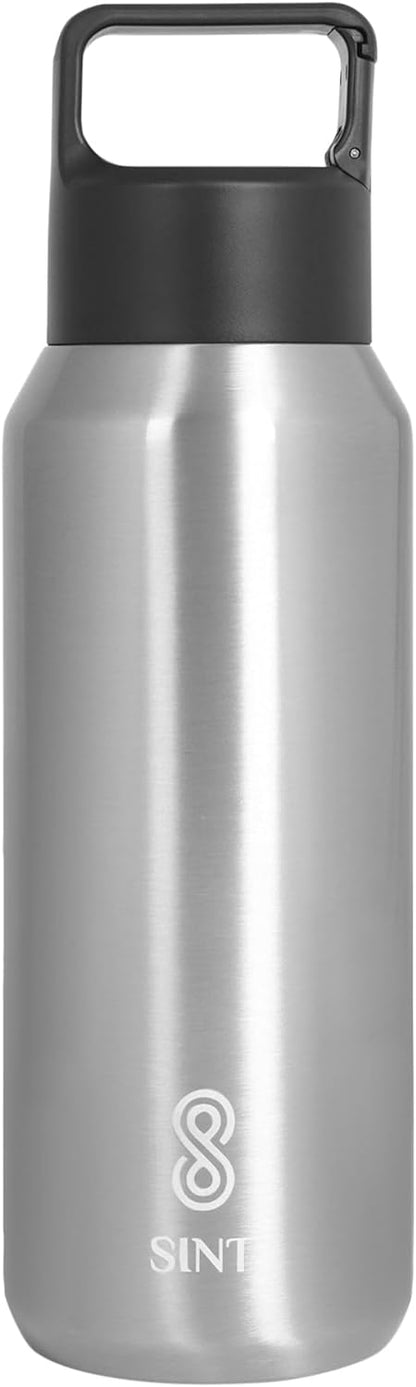 Carbonated Sports Bottle- Leak Proof 20 oz| 600 ML Silver