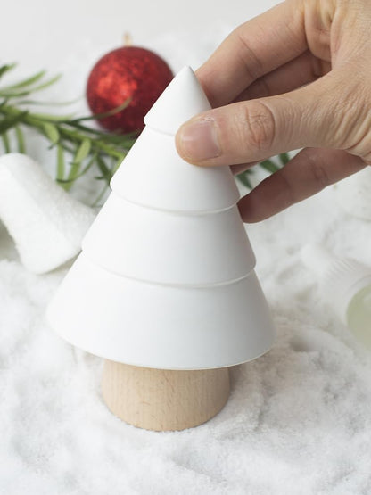 SINT Aroma Diffusers Christmas Tree, Non-Electric Aromatherapy Fragrance, Ceramic Diffusers in Car or Desk Office Decor