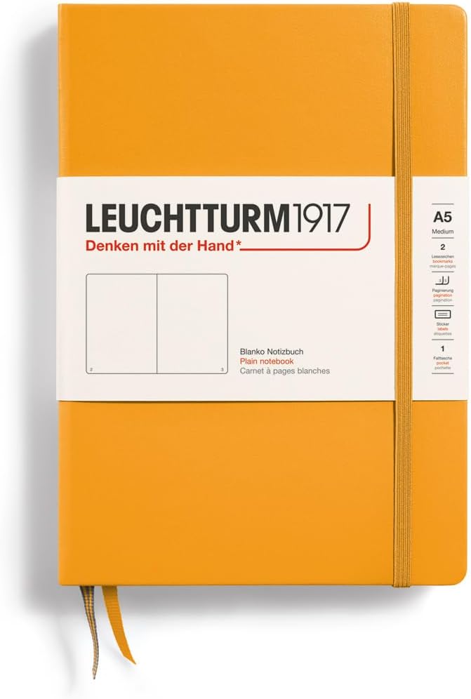 Notebook Medium (A5) Hardcover, 251 Numbered Pages