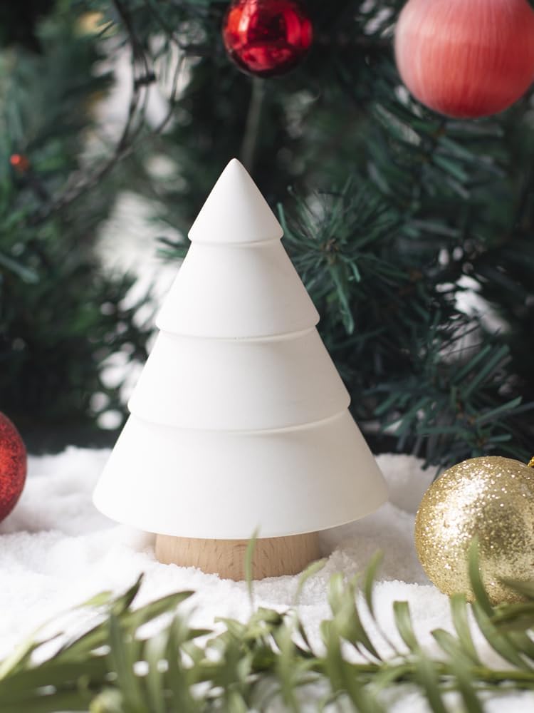 SINT Aroma Diffusers Christmas Tree, Non-Electric Aromatherapy Fragrance, Ceramic Diffusers in Car or Desk Office Decor