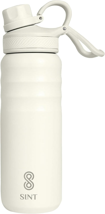 Vacuum Insulated Water Bottle- Leak Proof 24 oz| 700 ML Creamy