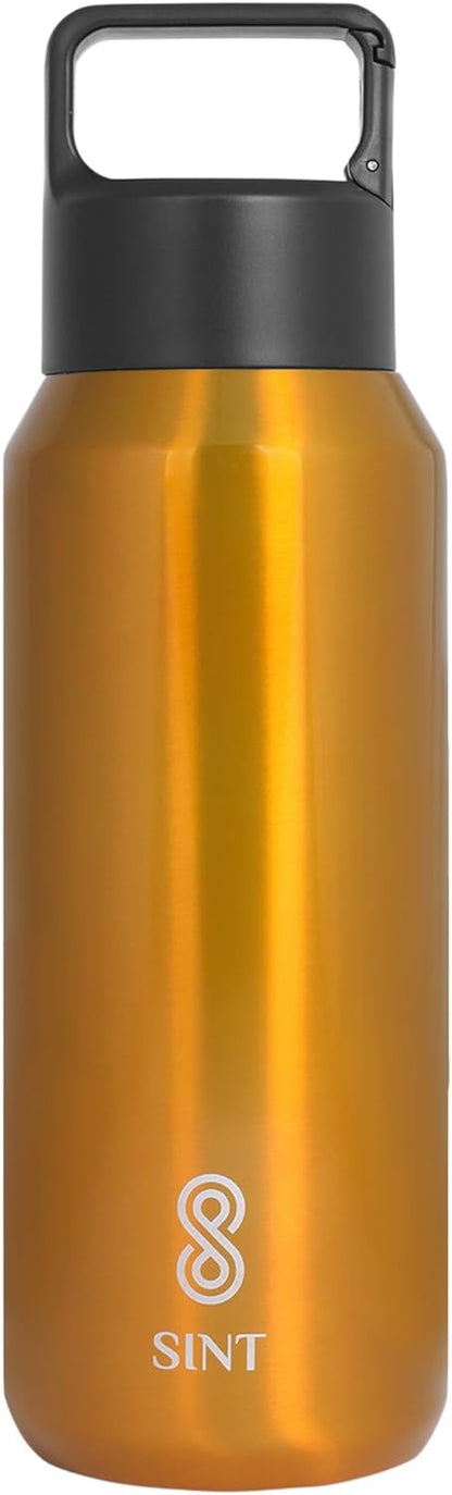 Carbonated Sports Bottle- Leak Proof 20 oz| 600 ML Gold