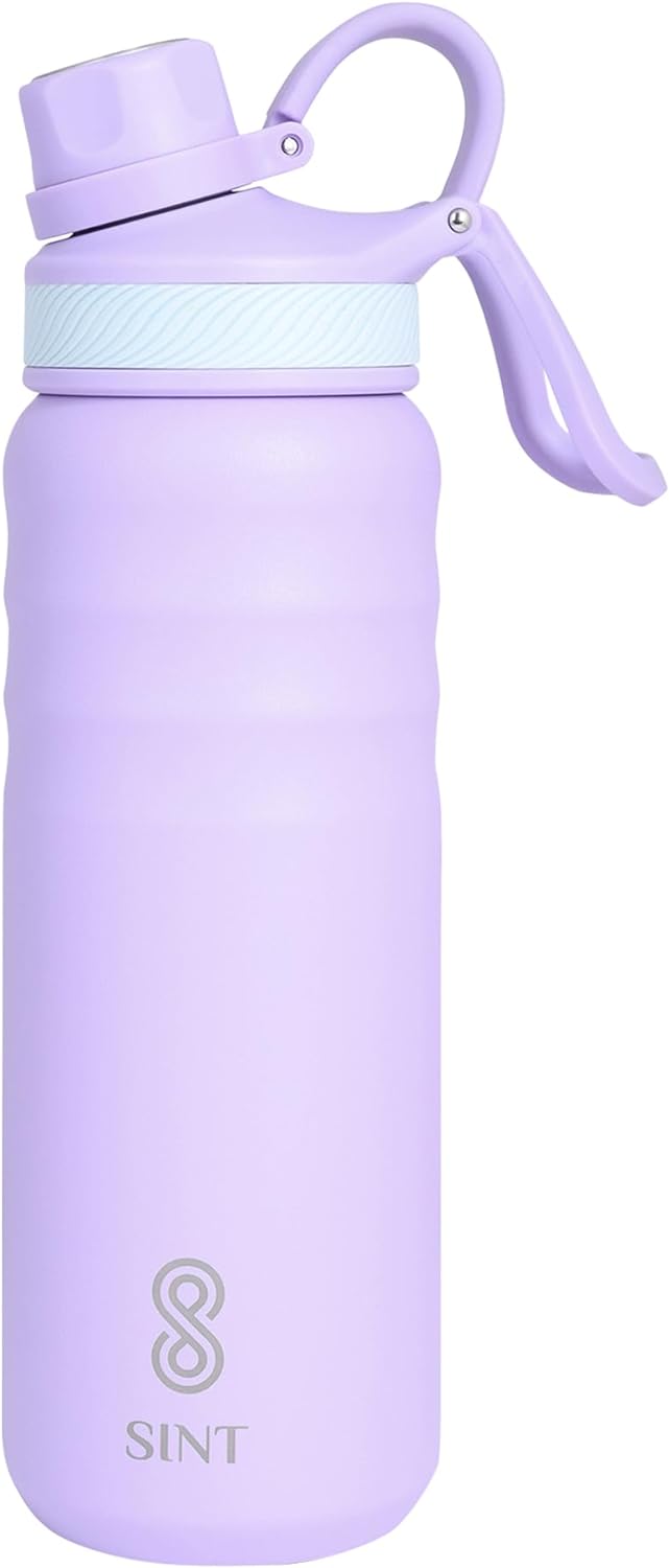 Vacuum Insulated Water Bottle- Leak Proof 24 oz| 700 ML Purple