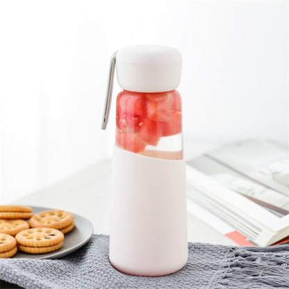 ZOOOBE 400ML Portable My Glass Water Bottle Silicone Drinking Coffee Water For Bottle Travel Glass Tumbler Botts