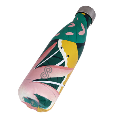 Modern Art Water Bottle 17 Oz | 500 ML | Green