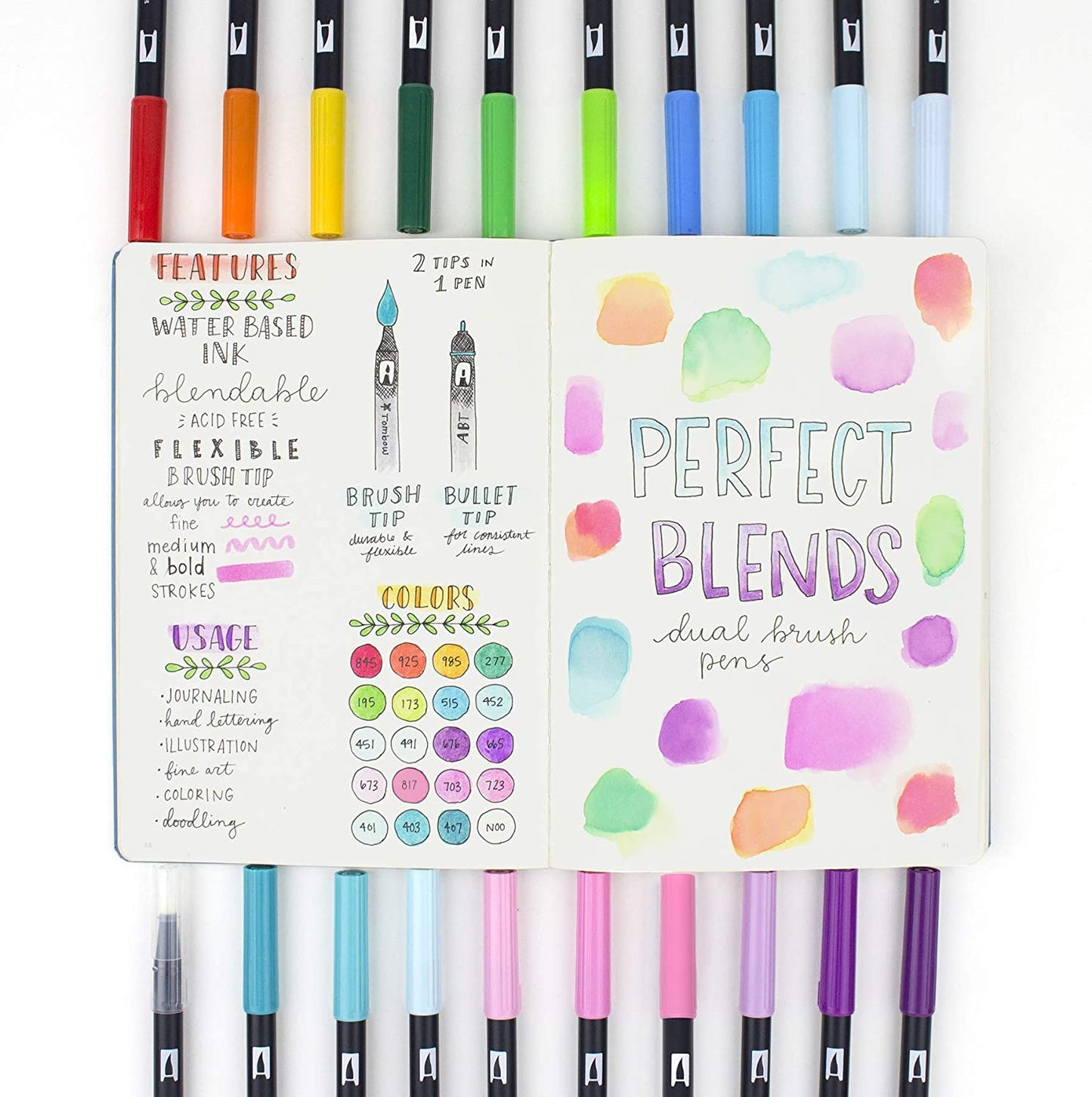 Tombow - Dual Brush Pen: Art Markers Perfect Blends