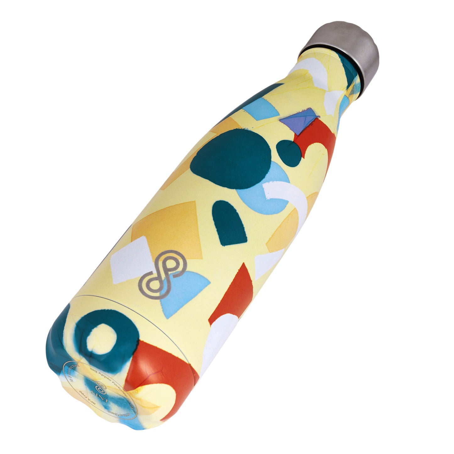 Modern Art Water Bottle 17 Oz | 500 ML | Yellow