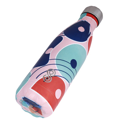 Modern Art Water Bottle 17 Oz | 500 ML | Pink