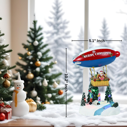 SINT Santa Claus Musical Lighted Christmas Ornament for Home Decoration