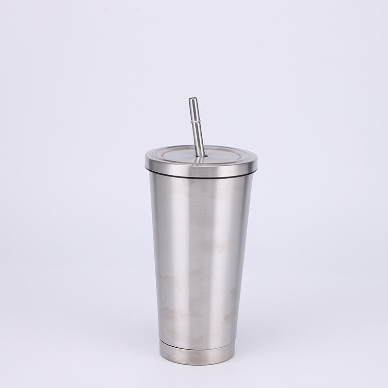 Stainless Steel Large-capacity Straw Insulation Cup