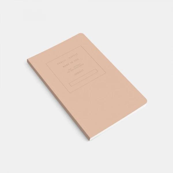 5x8" Embossed Soft Cover Notebook - Ruled Paper