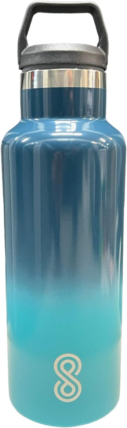 Water Bottle - 17 Oz, Leak Proof - Stainless Steel | Ocean Wave