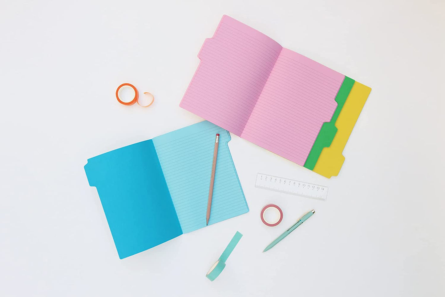 Suck UK | Tab Notebook | A5 Notebook With Tabs in 4 Colors