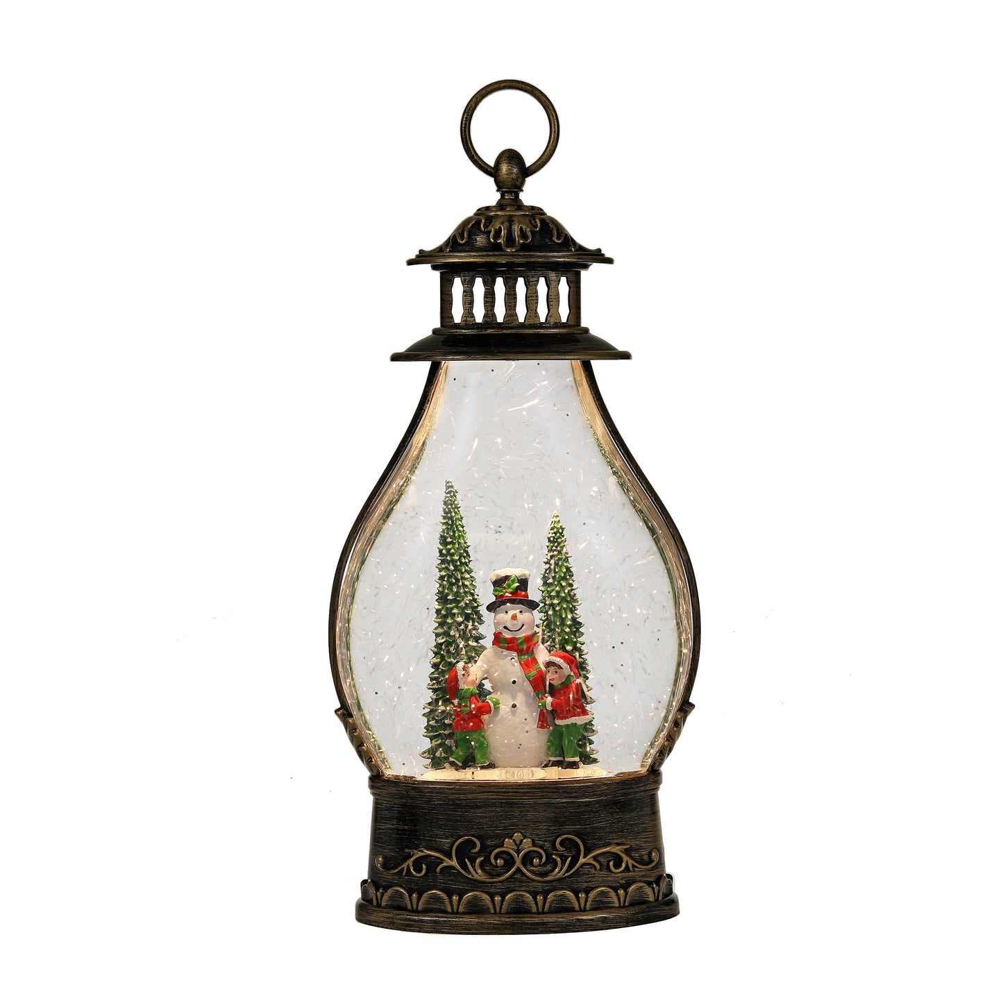 SINT Christmas Musical Snow Globe Spinning Water Glittering Lantern