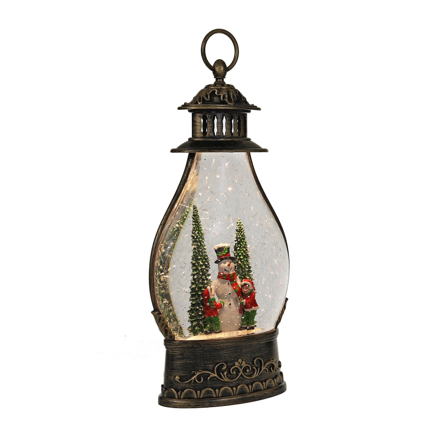 SINT Christmas Musical Snow Globe Spinning Water Glittering Lantern