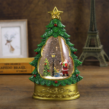 SINT Christmas Music Lighted Water Glitter Lamp for Home Decoration