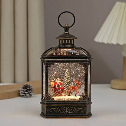 SINT Christmas Vintage Snow Globe Lantern