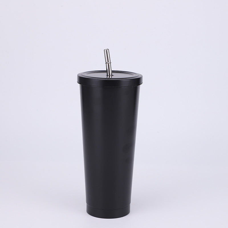 Stainless Steel Large-capacity Straw Insulation Cup