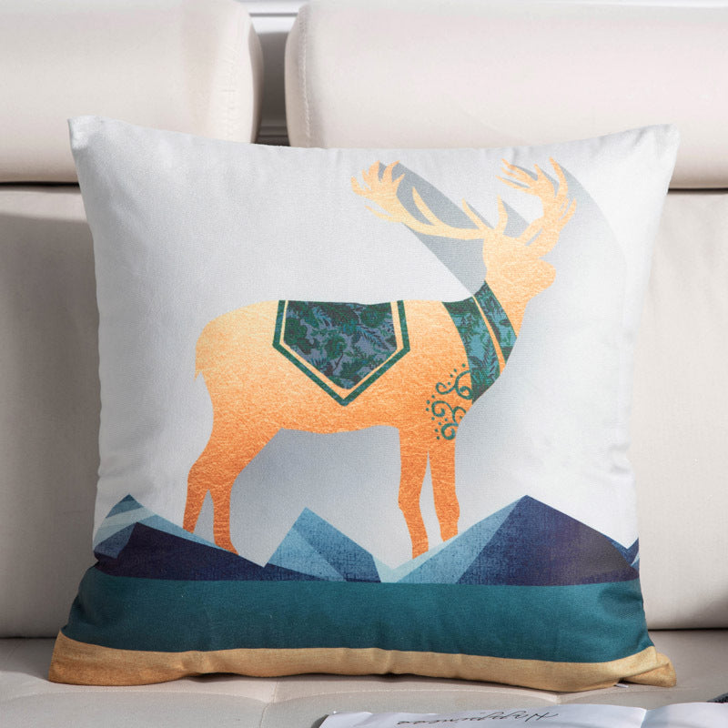 Sofa Hugging Pillow Cover Nordic Light Luxury Ins Pillow Bedside Cushion Cover