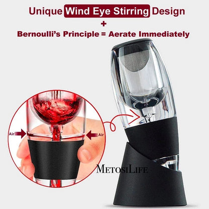 Wine Aerator Portable Red White Wine Fast Decanter Filter Family Party Whisky Decanter Flavour Enhancer Bar Tools Accessories