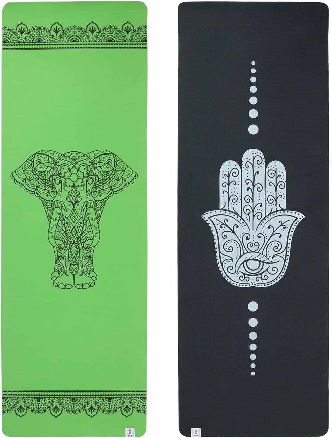 Premium 6mm Print Reversible Yoga Mat- Tranquil Tusk