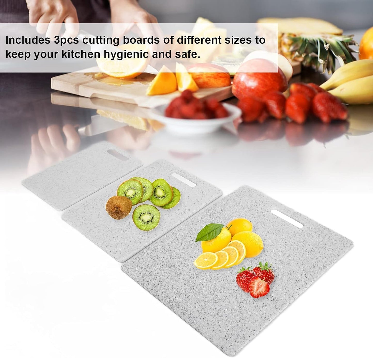 Cutting Boards for Kitchen Set of 3