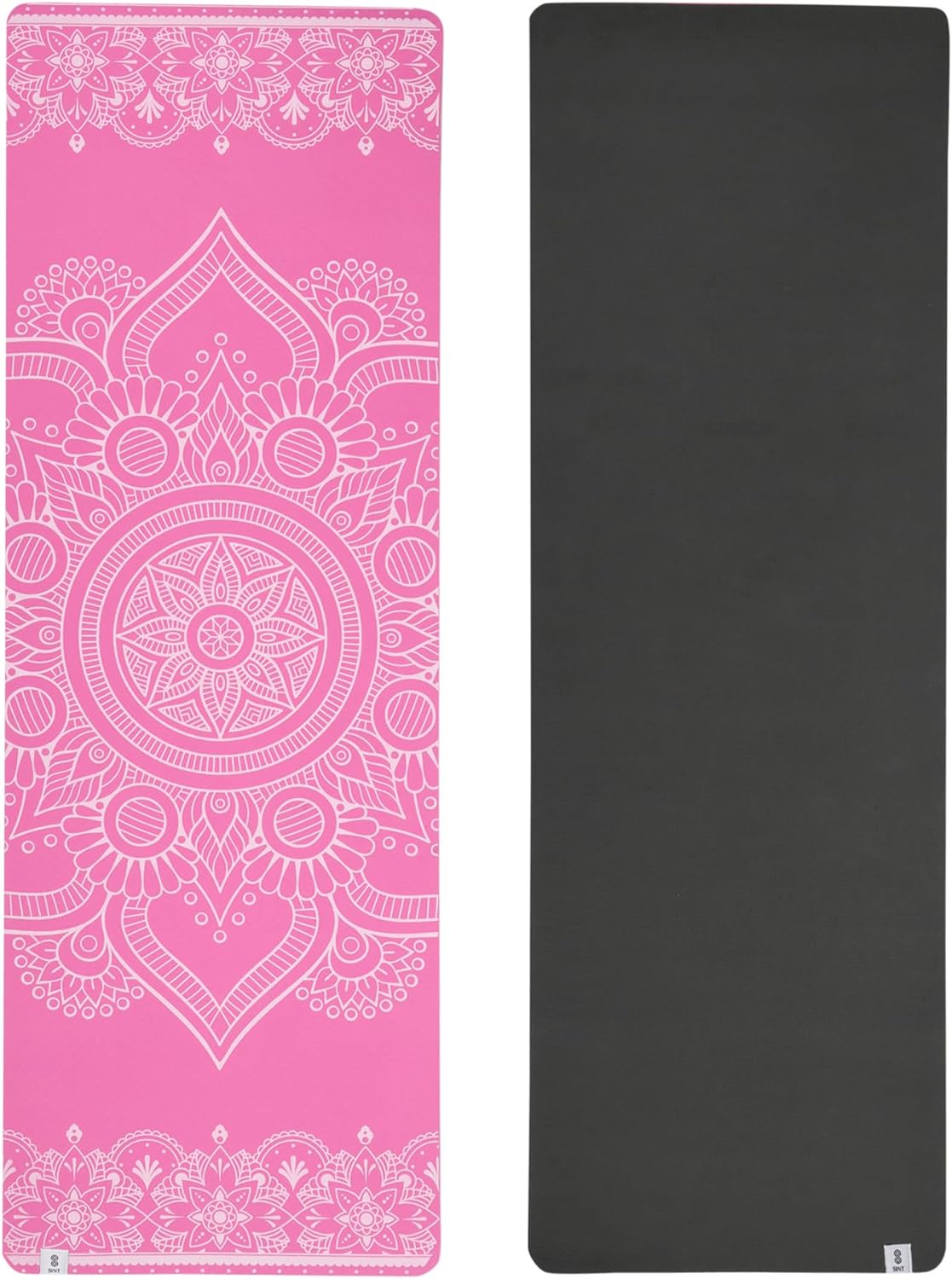 Premium 6mm Print Reversible Yoga Mat- Mandala Bloom