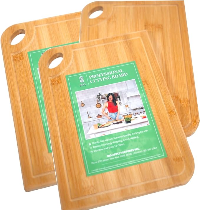 Wood Cutting Boards Set of 3