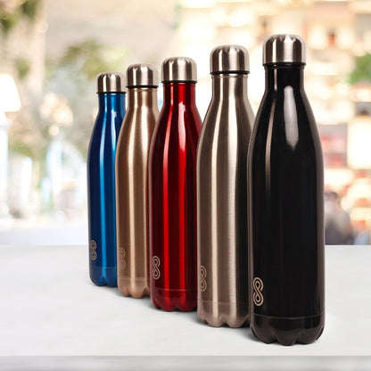 Water Bottle 25 Oz Stainless Steel| 750 ML | Black