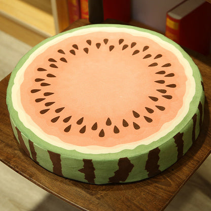 3D Simulation Watermelon Pile Fruit Pillow Cushion Plush Toy Removable And Washable