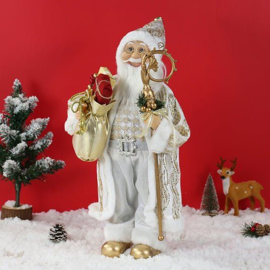 SINT 18 Inch Christmas Standing Santa Claus Doll Statue Figurine Ornament