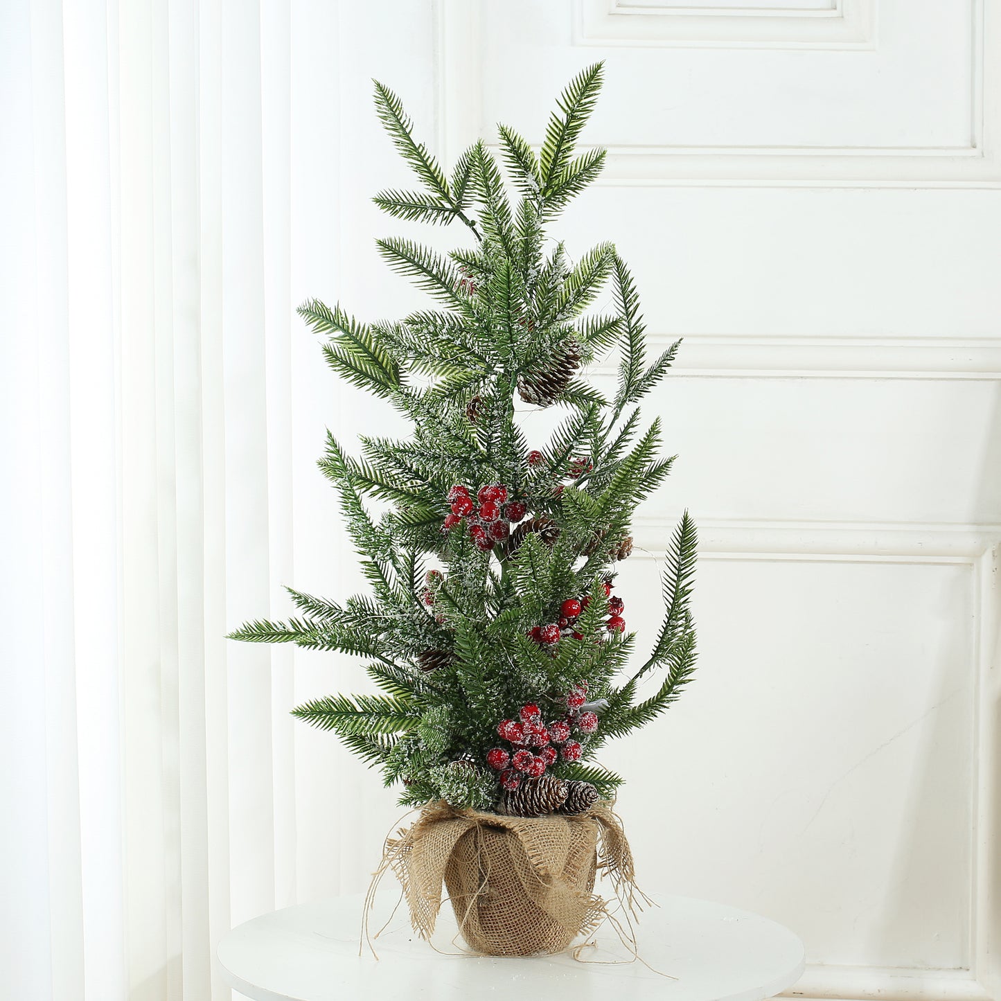 SINT 30" Premium Artificial Small Chritsmas Tree with Light for Home Decoration