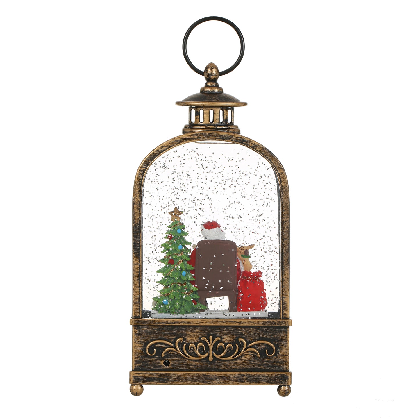 SINT Christmas Vintage Snow Globe Lantern