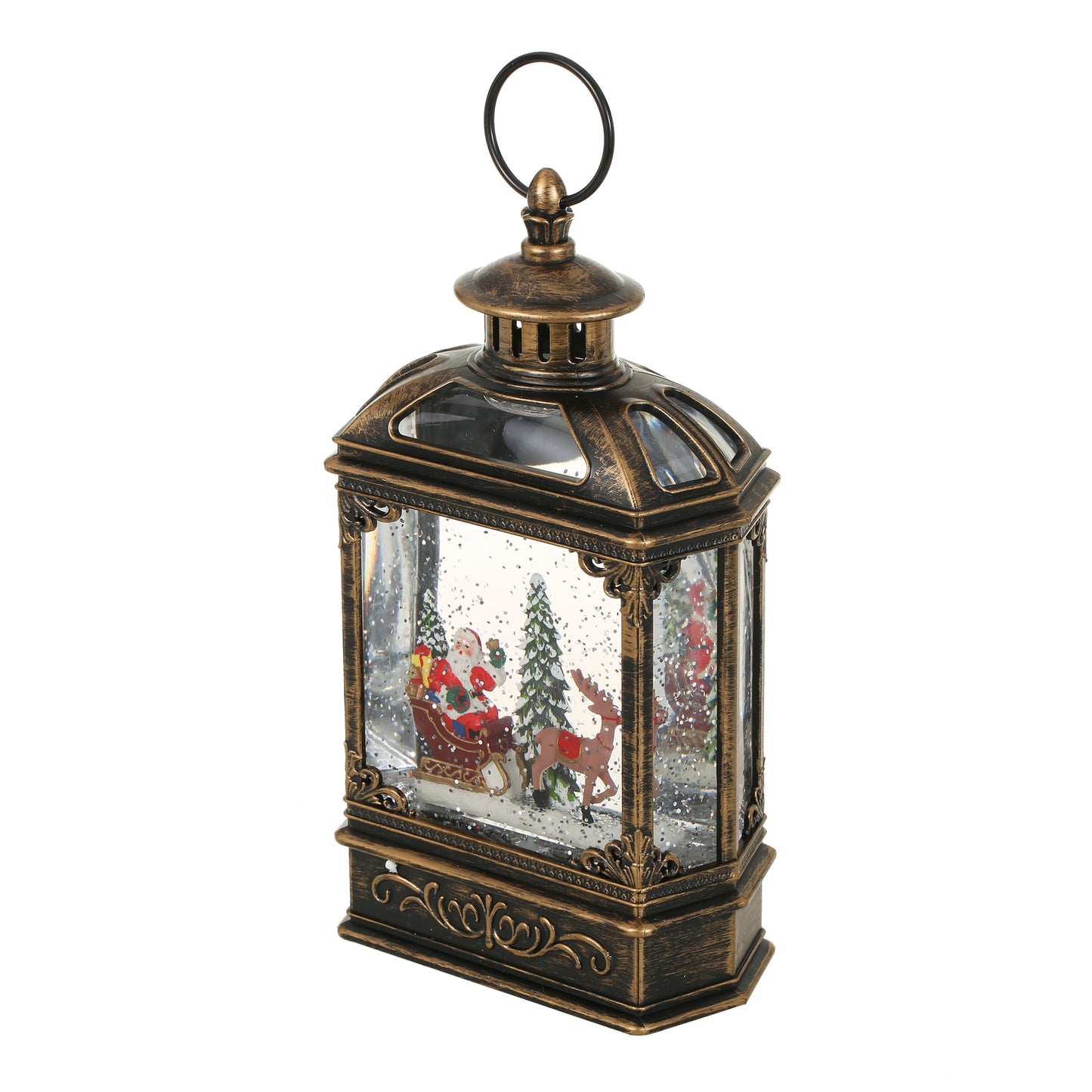 SINT Christmas Vintage Snow Globe Lantern