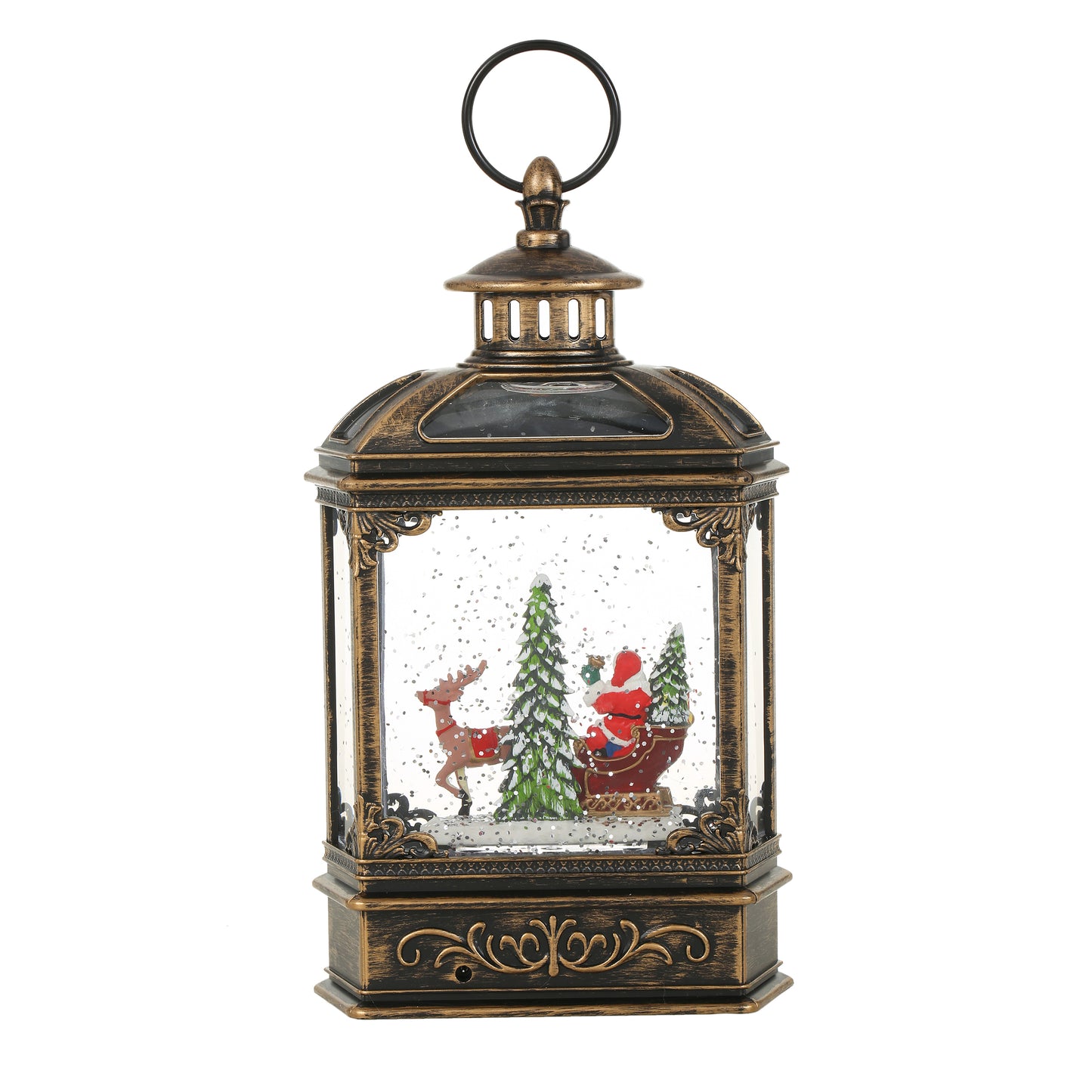 SINT Christmas Vintage Snow Globe Lantern