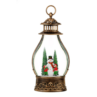 SINT Christmas Musical Snow Globe Spinning Water Glittering Lantern