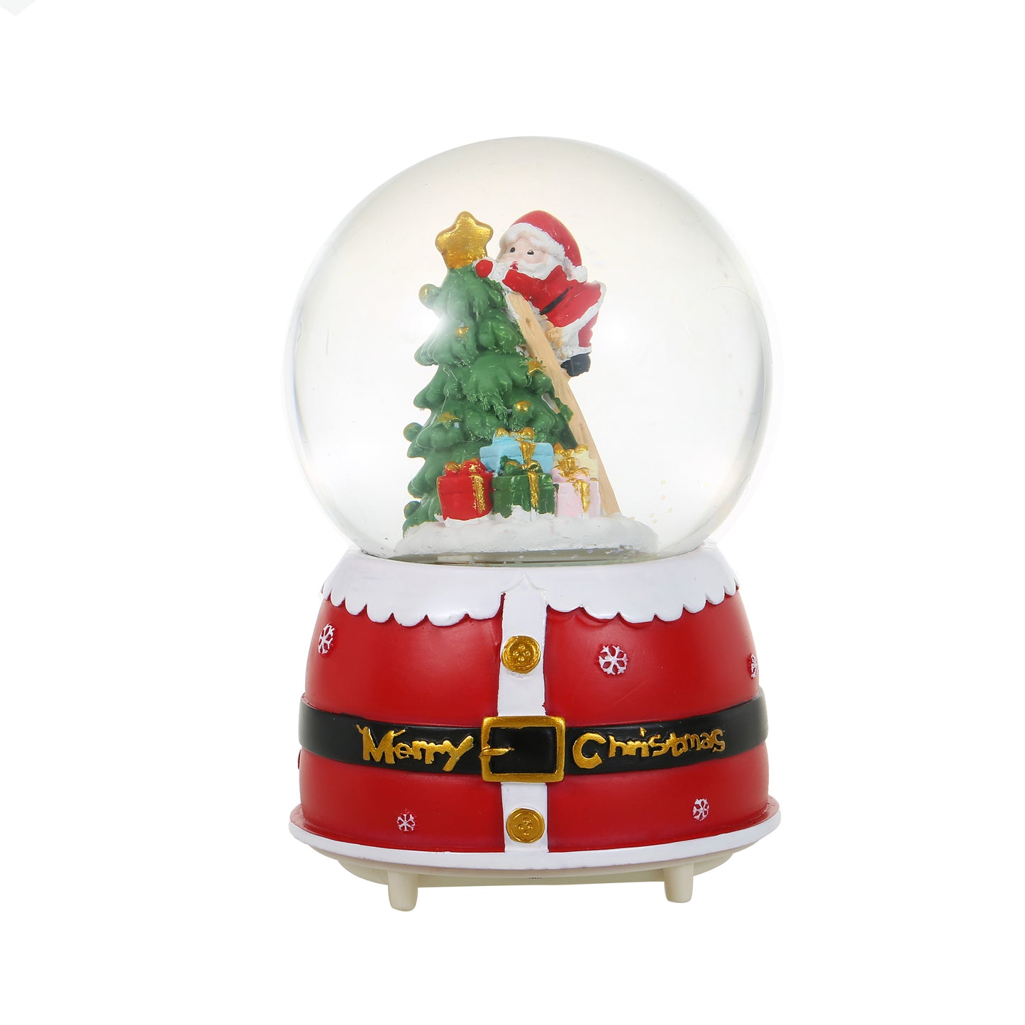 SINT Christmas Musical Glittering Water Snow Globe | Set of 2