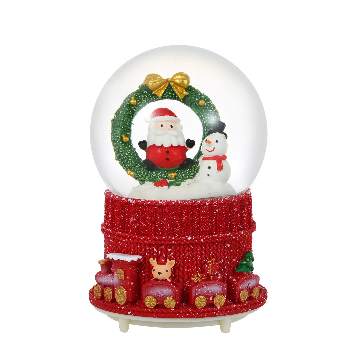 SINT Christmas Musical Glittering Water Snow Globe | Set of 2