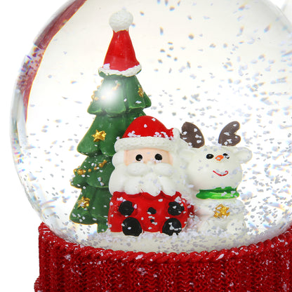 SINT Christmas Musical Glittering Water Snow Globe | Set of 2