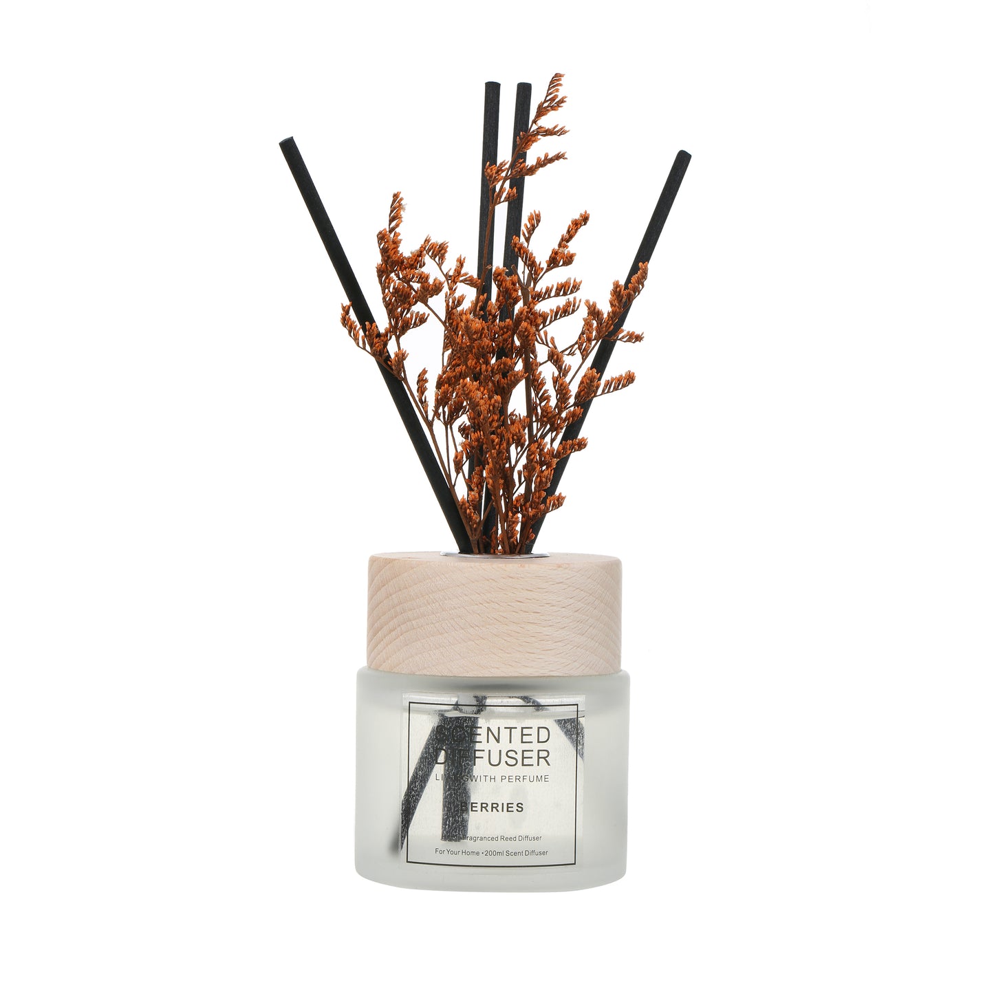 SINT Berries Home Fragrance Reed Scented Diffuser (200 ml) with 4 Reed Sticks