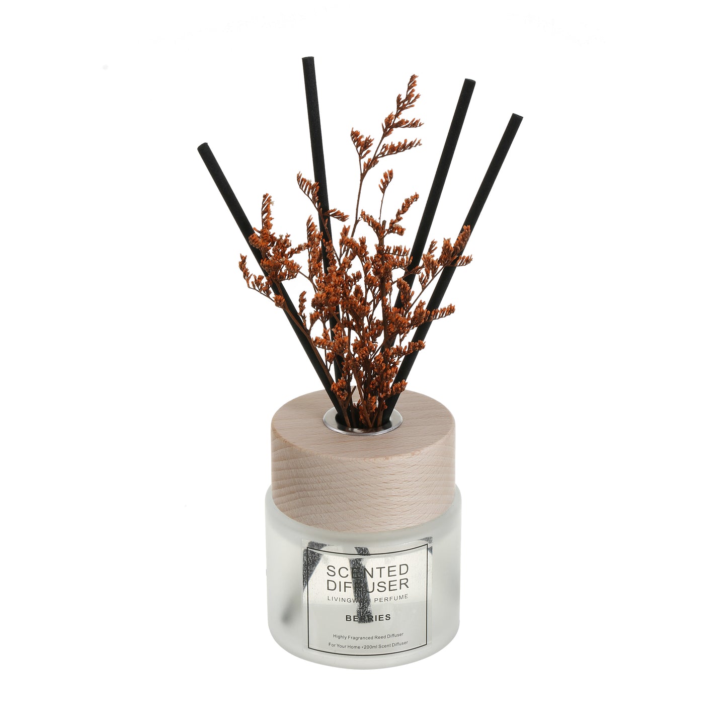 SINT Berries Home Fragrance Reed Scented Diffuser (200 ml) with 4 Reed Sticks