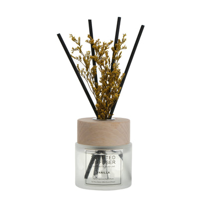 SINT Vanilla Home Fragrance Reed Scented Diffuser (200 ml) with 4 Reed Sticks