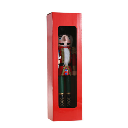 SINT 15 Inch Traditional Wooden Nutcracker for Christmas Decorations