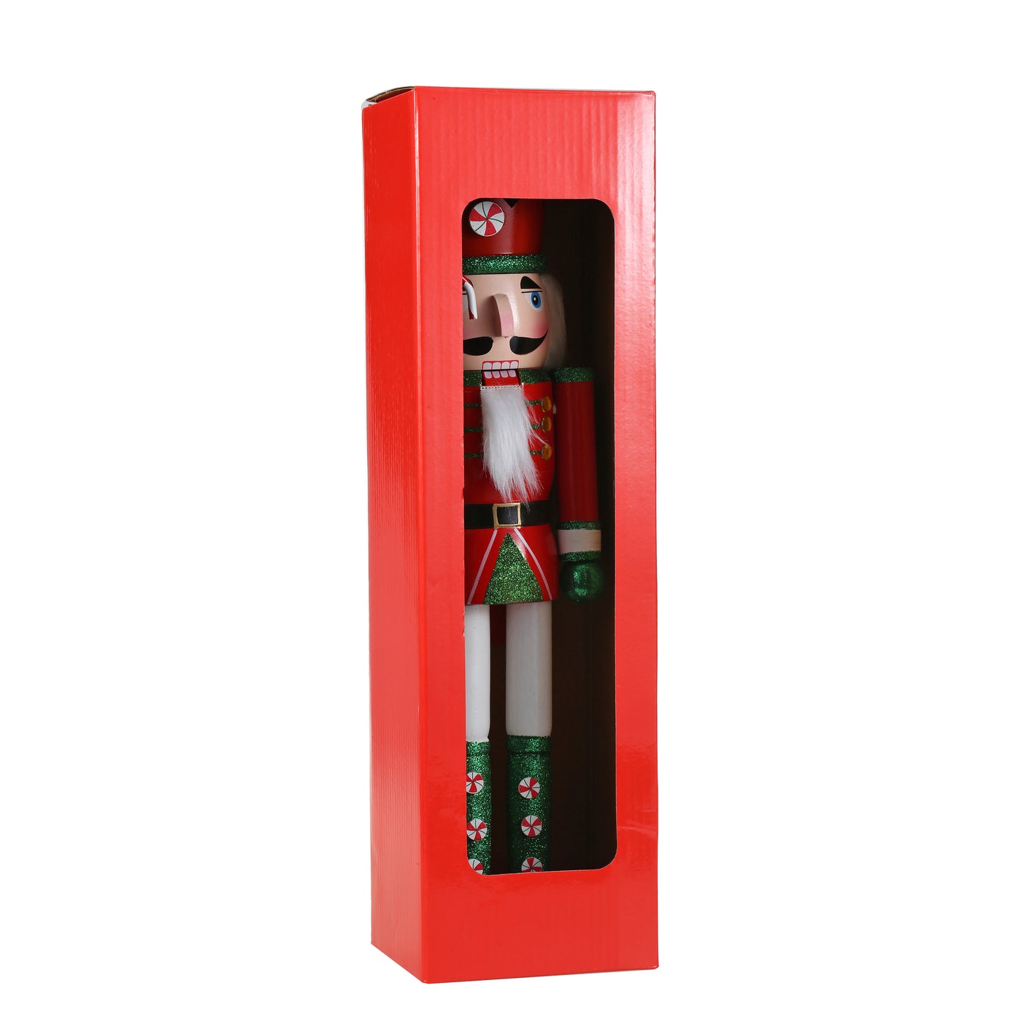 SINT 15 Inch Traditional Wooden Nutcracker for Christmas Decorations