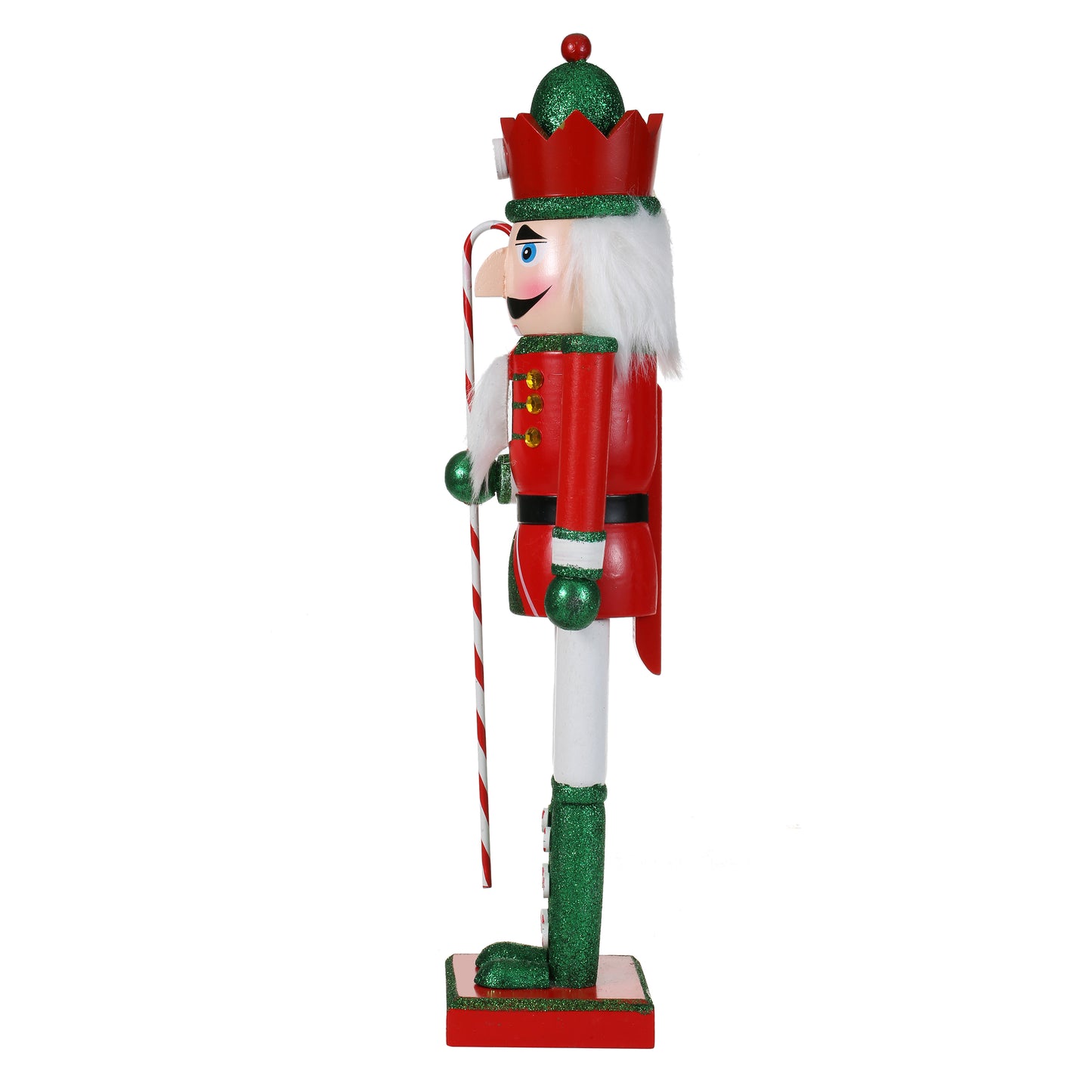 SINT 15 Inch Traditional Wooden Nutcracker for Christmas Decorations