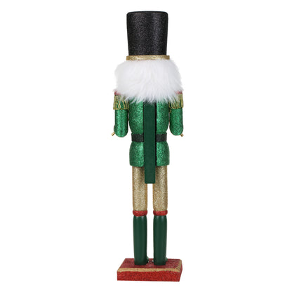 SINT 15 Inch Traditional Wooden Nutcracker for Christmas Decorations