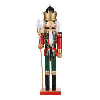 SINT 15 Inch Traditional Wooden Nutcracker for Christmas Decorations