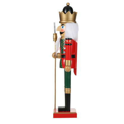 SINT 15 Inch Traditional Wooden Nutcracker for Christmas Decorations