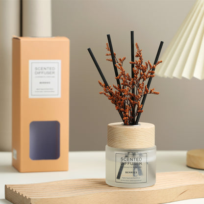 SINT Berries Home Fragrance Reed Scented Diffuser (200 ml) with 4 Reed Sticks